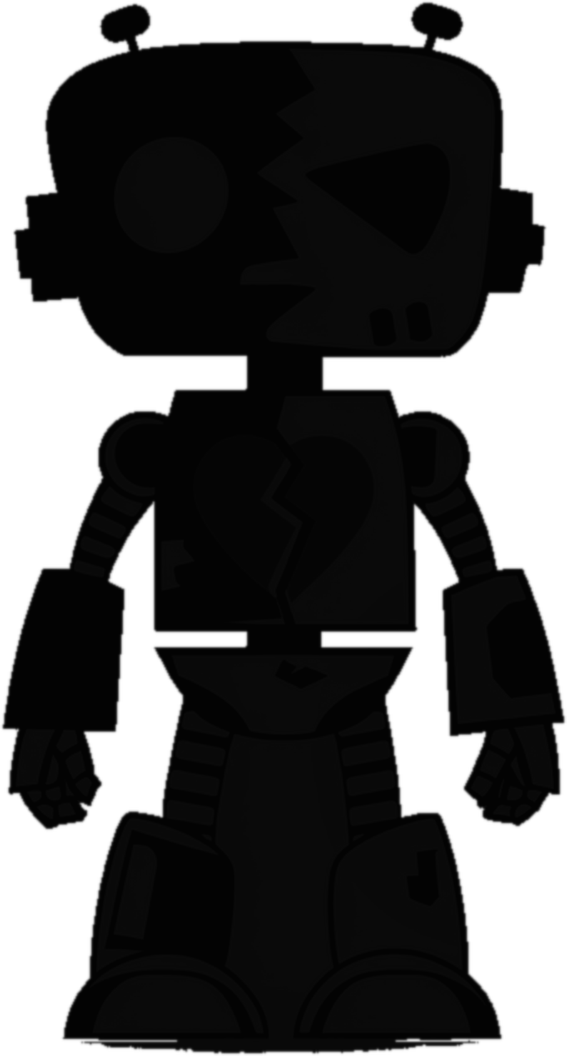BI Robot — ink silhouette